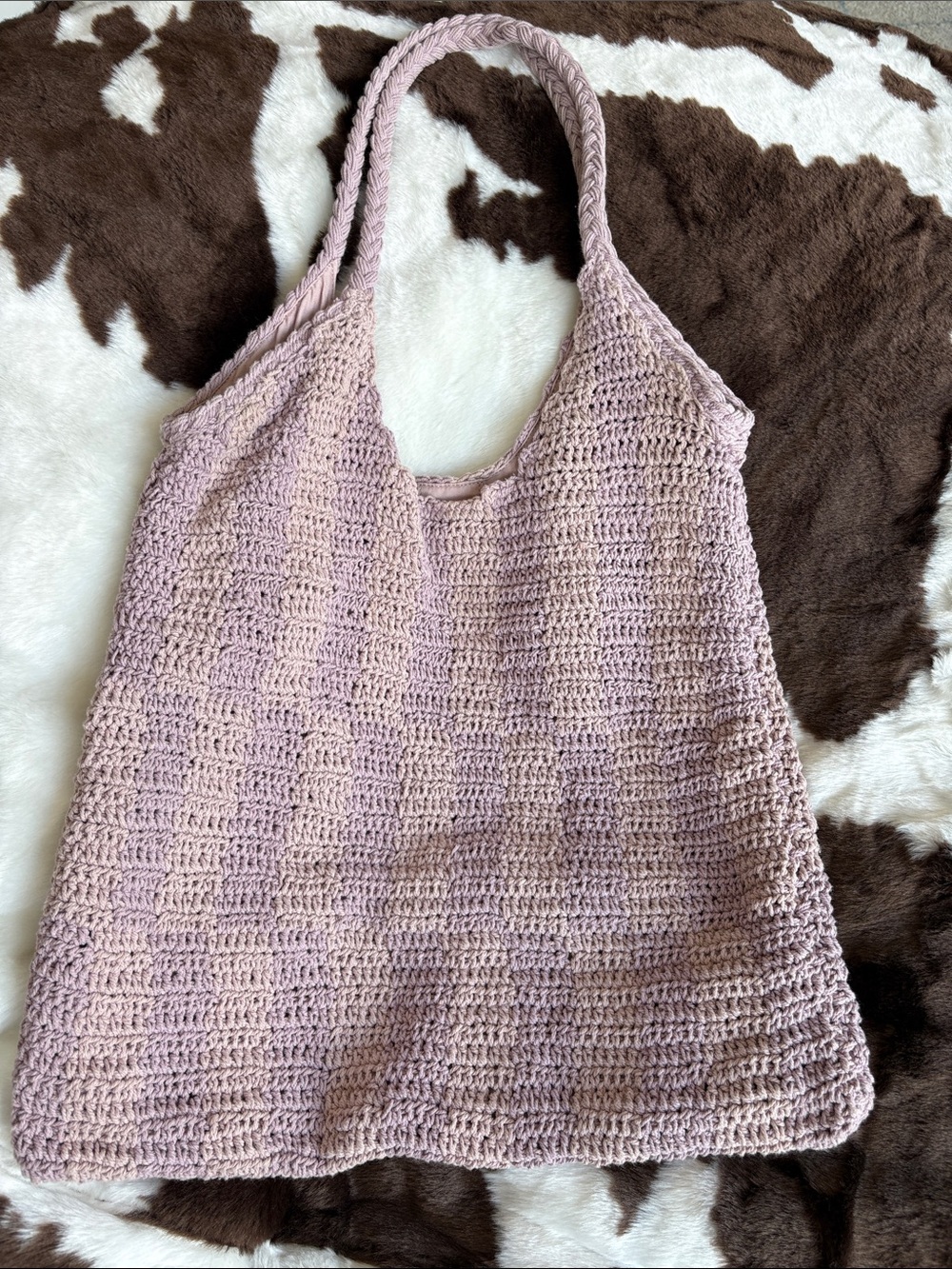 🦄 Crochet Tote Bag in Lavender